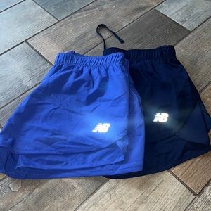New Balance Running Shorts Size M x 2